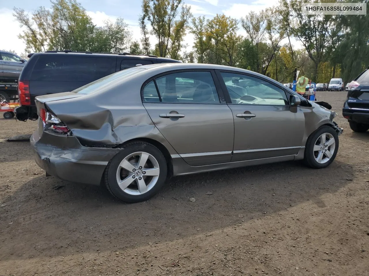 2008 Honda Civic Ex VIN: 1HGFA16858L099484 Lot: 71577914