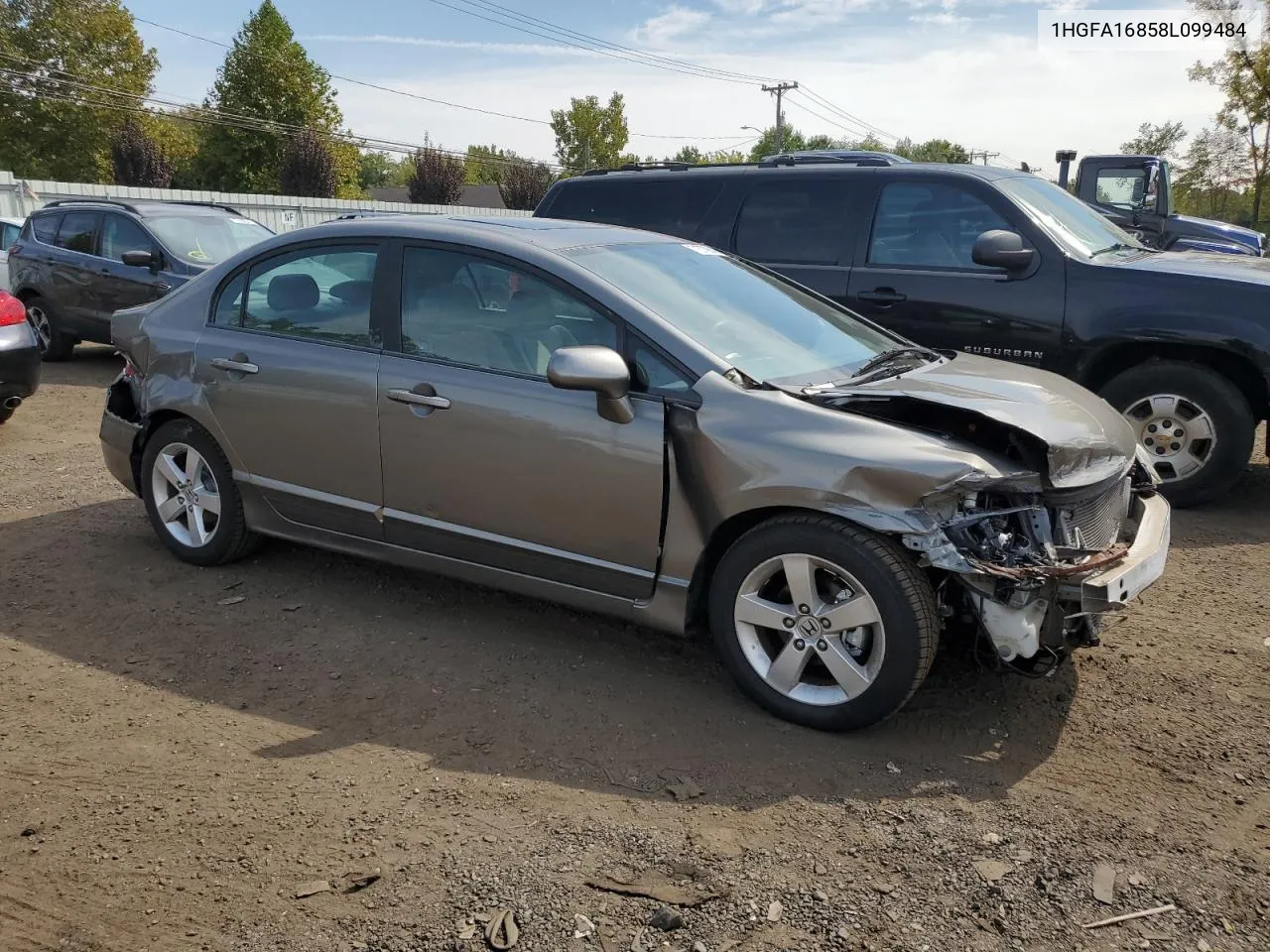 2008 Honda Civic Ex VIN: 1HGFA16858L099484 Lot: 71577914