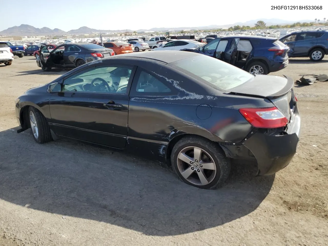 2008 Honda Civic Exl VIN: 2HGFG12918H533068 Lot: 71612974