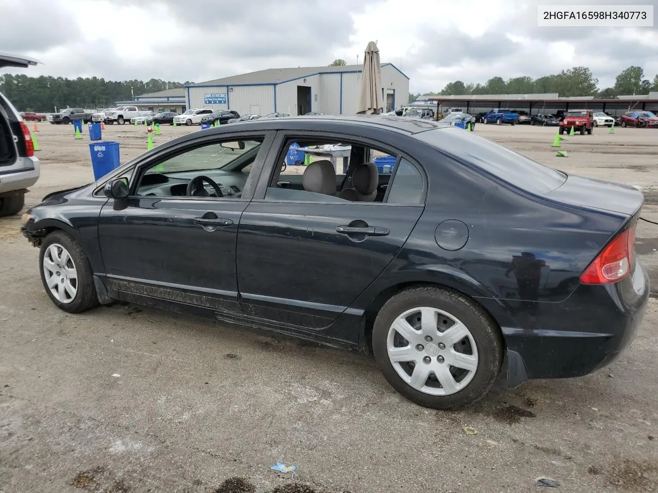 2008 Honda Civic Lx VIN: 2HGFA16598H340773 Lot: 71662534