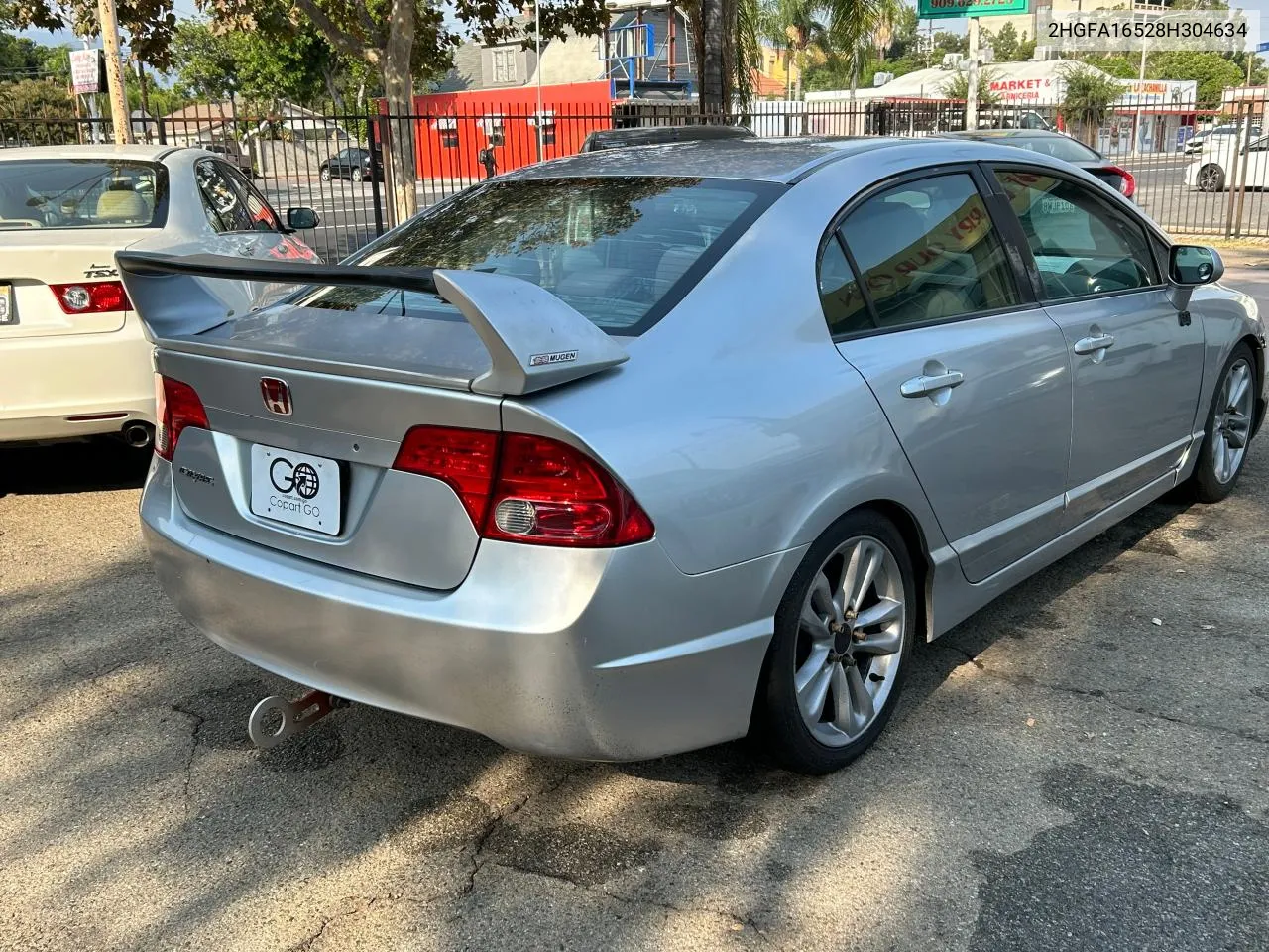 2HGFA16528H304634 2008 Honda Civic Lx