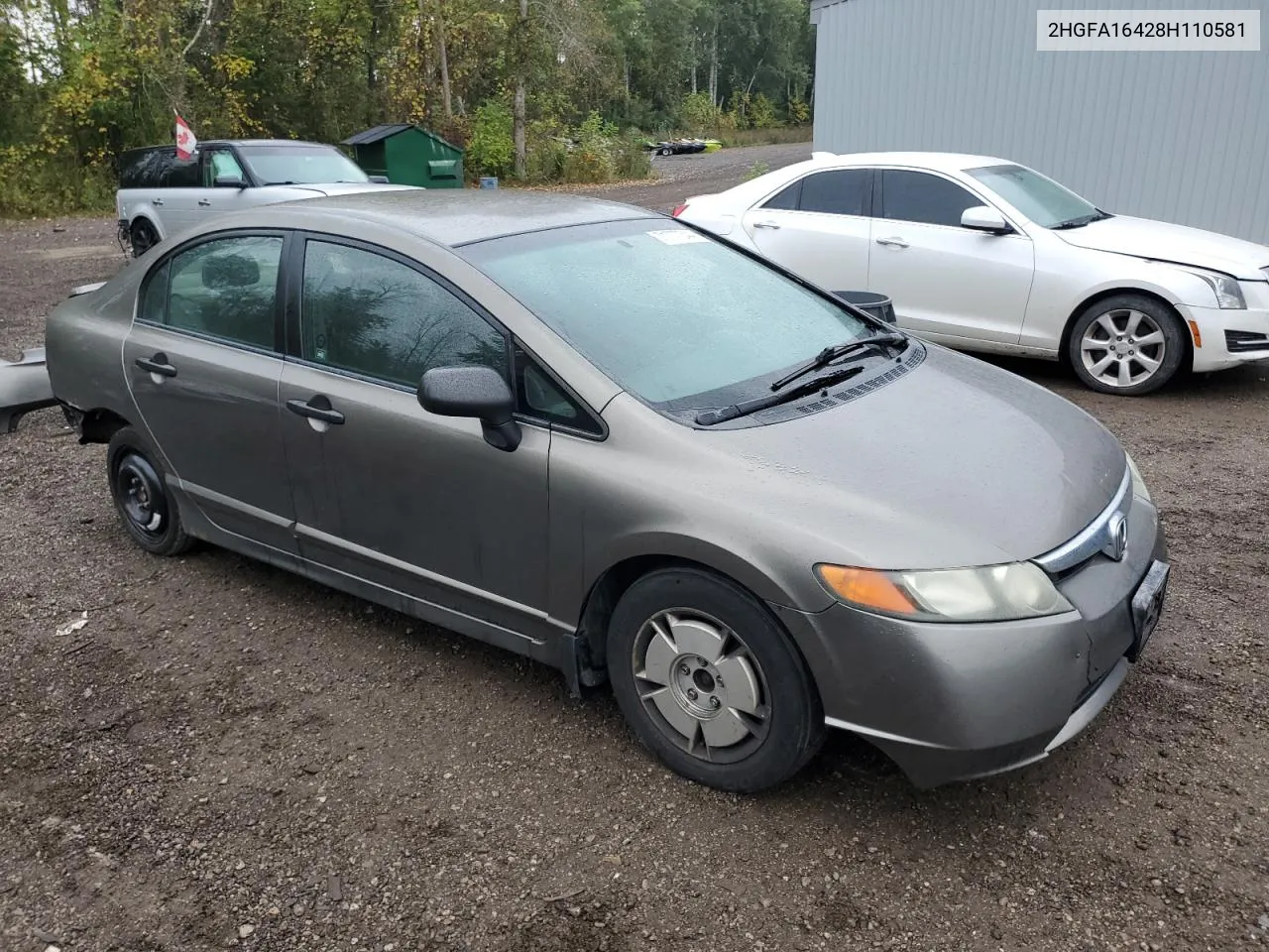 2008 Honda Civic Dx-G VIN: 2HGFA16428H110581 Lot: 71777344