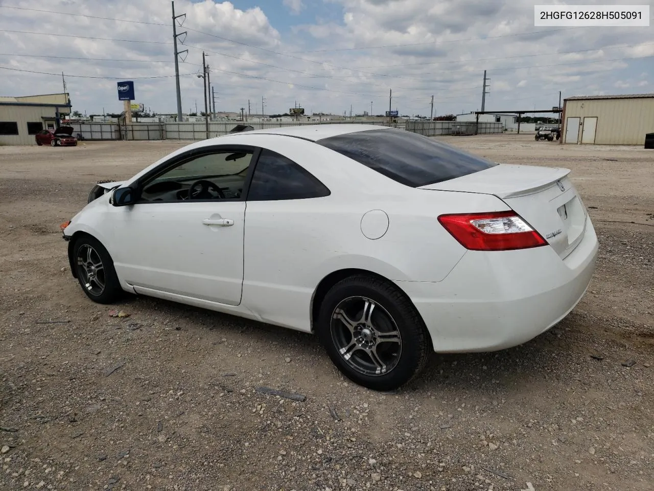 2HGFG12628H505091 2008 Honda Civic Lx