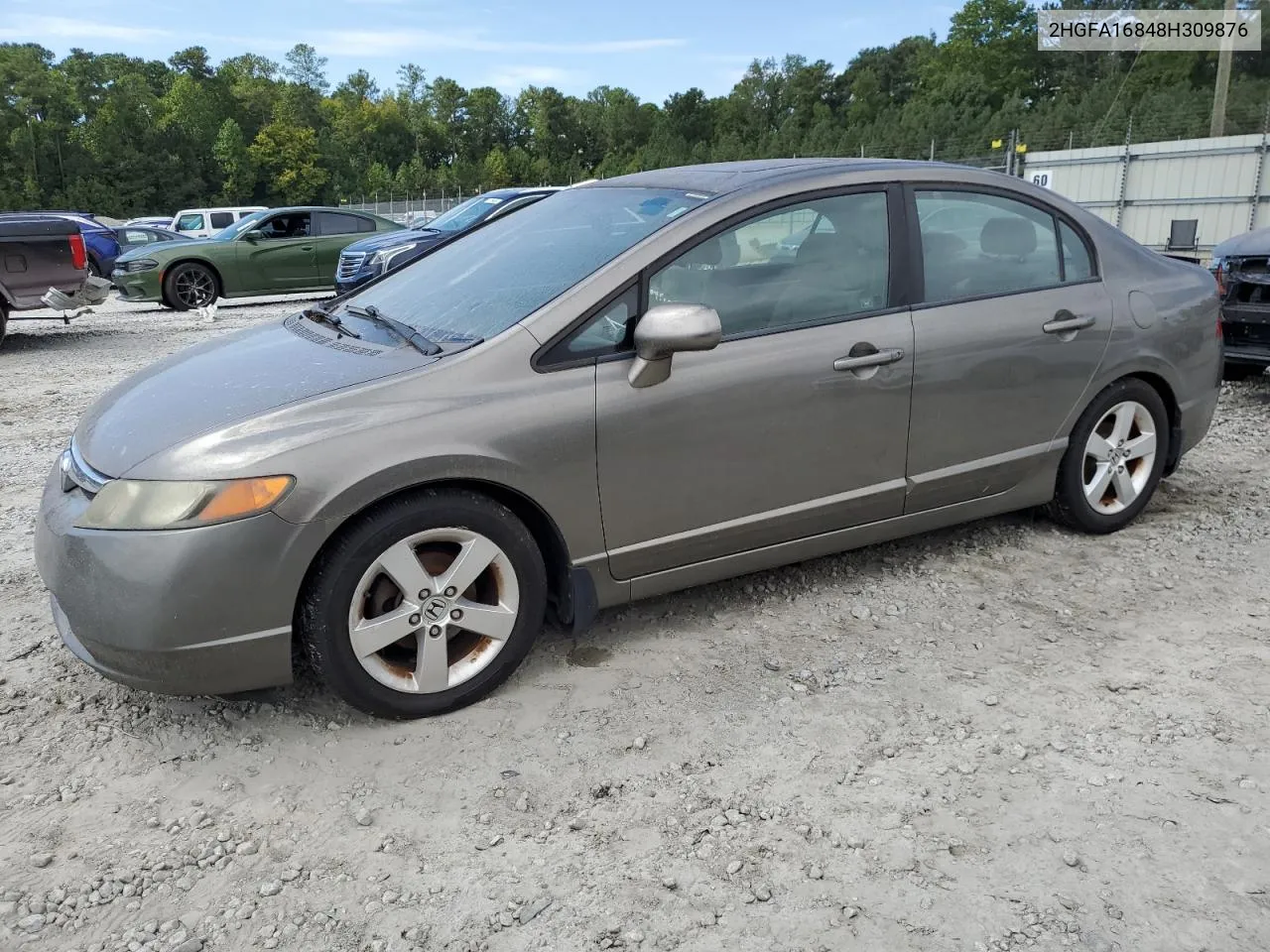 2008 Honda Civic Ex VIN: 2HGFA16848H309876 Lot: 71932454