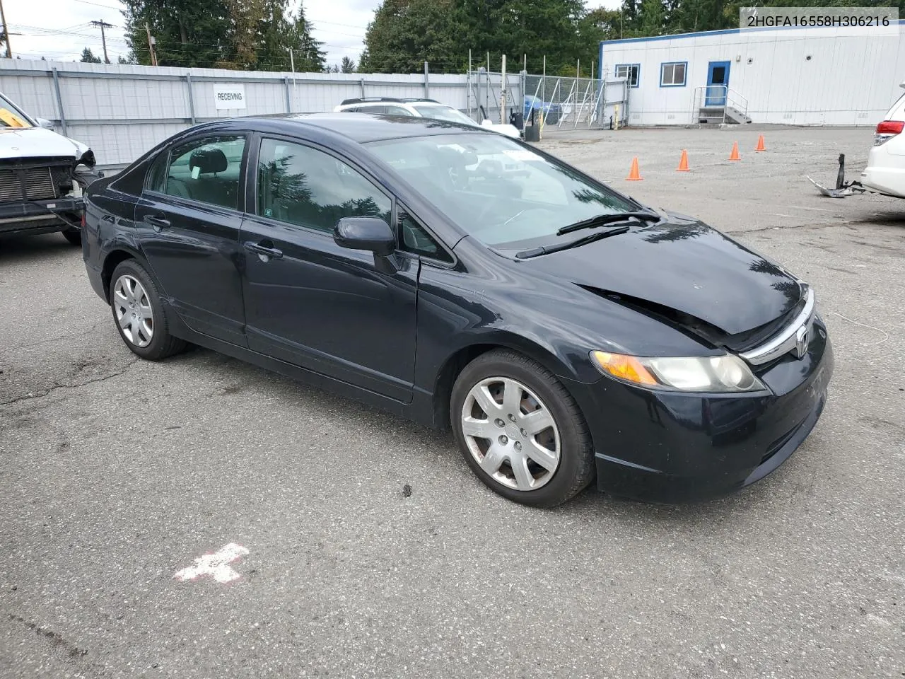 2008 Honda Civic Lx VIN: 2HGFA16558H306216 Lot: 72019924