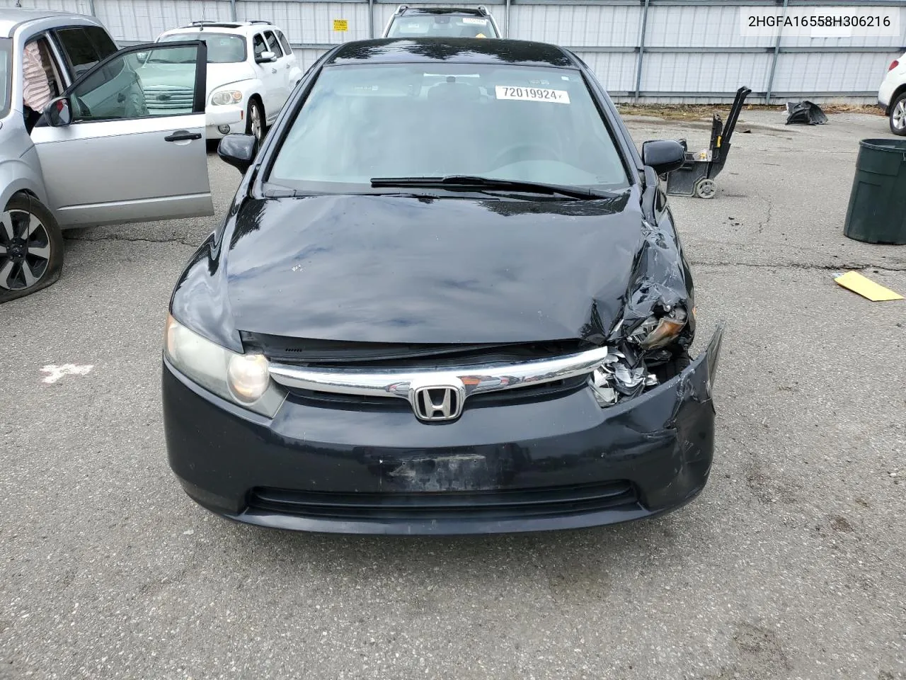 2008 Honda Civic Lx VIN: 2HGFA16558H306216 Lot: 72019924