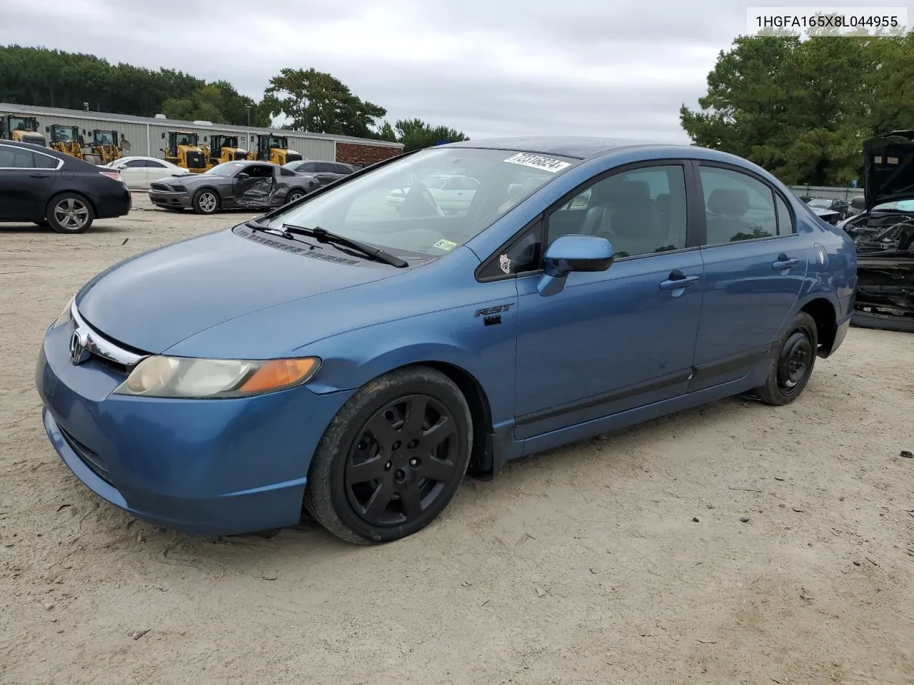 1HGFA165X8L044955 2008 Honda Civic Lx