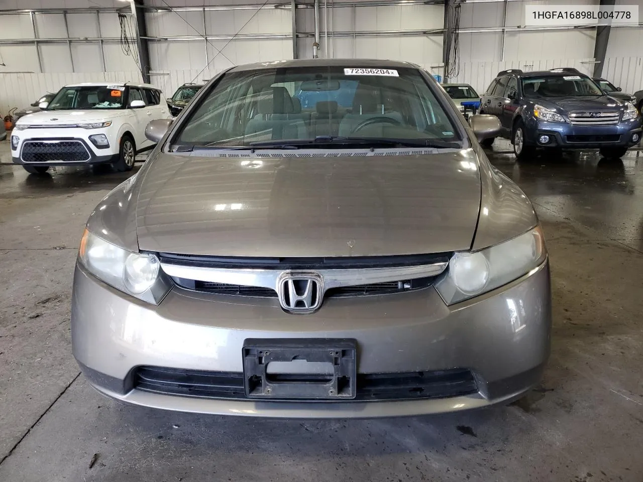 1HGFA16898L004778 2008 Honda Civic Ex