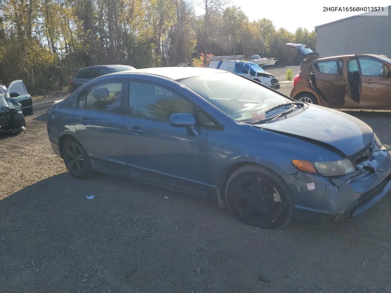 2008 Honda Civic Lx VIN: 2HGFA16568H013571 Lot: 72511064