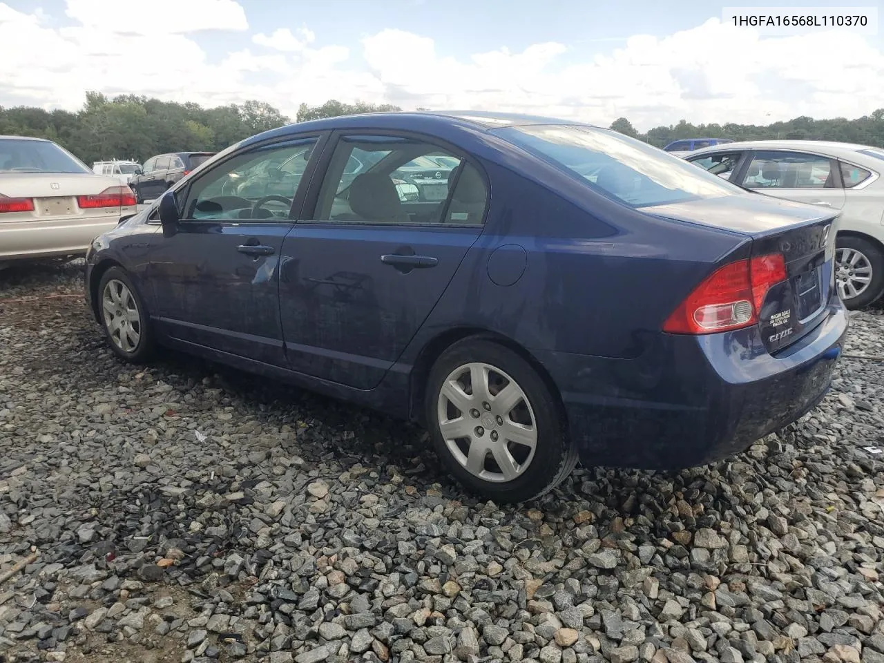 2008 Honda Civic Lx VIN: 1HGFA16568L110370 Lot: 72566054