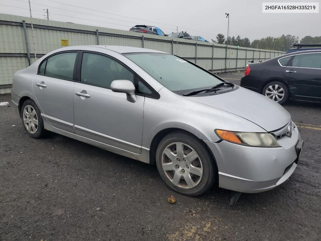 2008 Honda Civic Lx VIN: 2HGFA16528H335219 Lot: 72569584