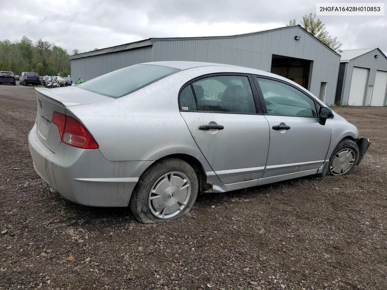 2008 Honda Civic Dx-G VIN: 2HGFA16428H010853 Lot: 72690274