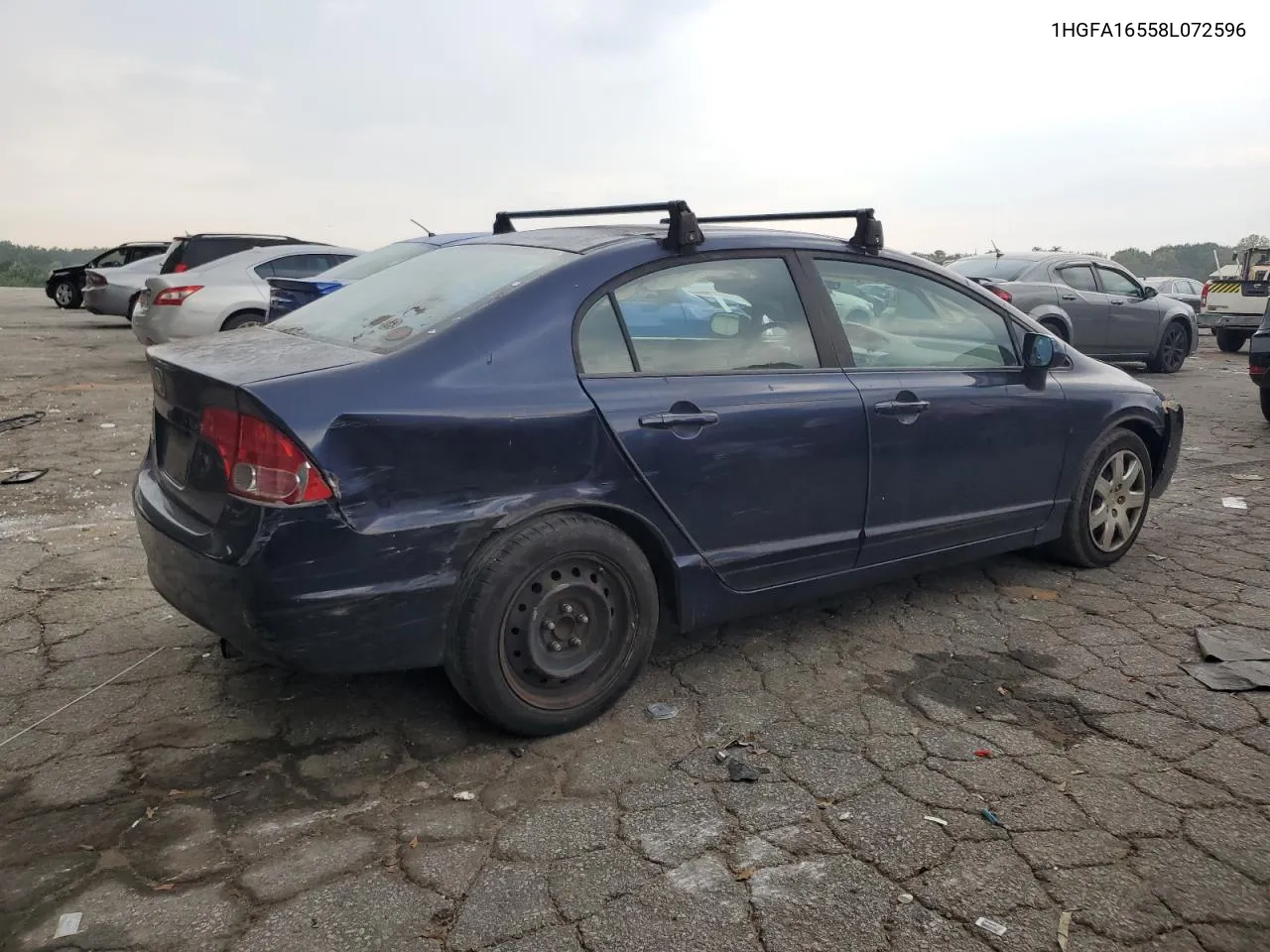 1HGFA16558L072596 2008 Honda Civic Lx