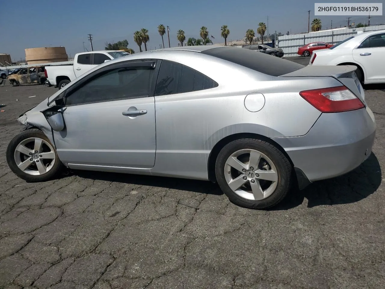 2008 Honda Civic Exl VIN: 2HGFG11918H536179 Lot: 73053334