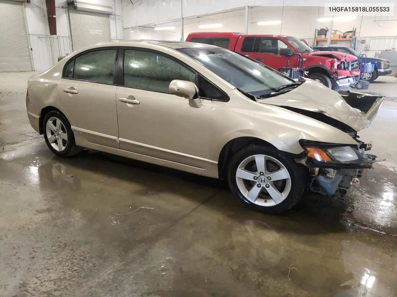 2008 Honda Civic Ex VIN: 1HGFA15818L055533 Lot: 73067084