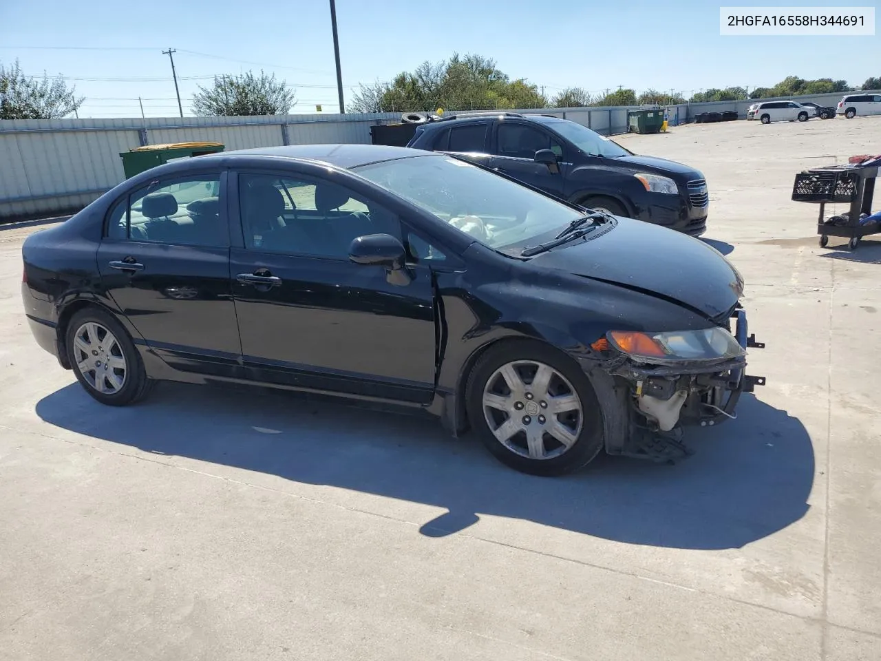 2008 Honda Civic Lx VIN: 2HGFA16558H344691 Lot: 73327844