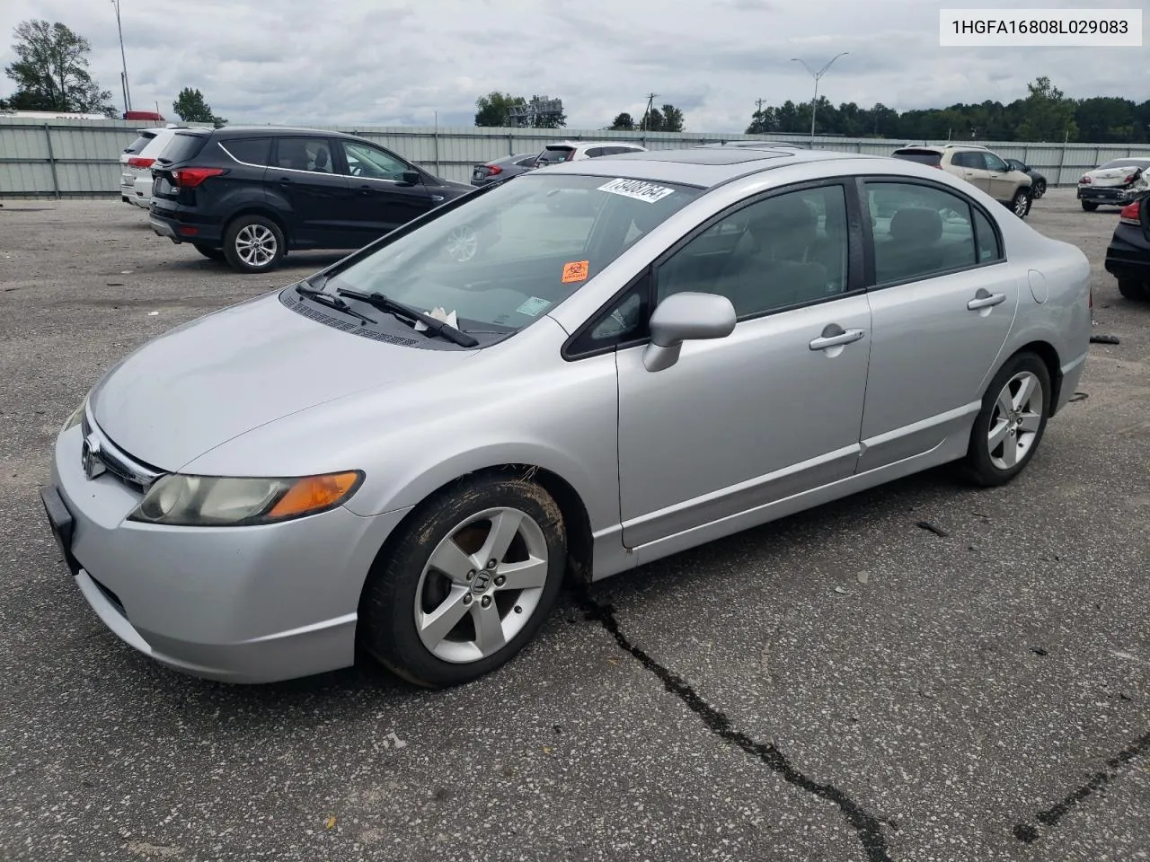 2008 Honda Civic Ex VIN: 1HGFA16808L029083 Lot: 73408764