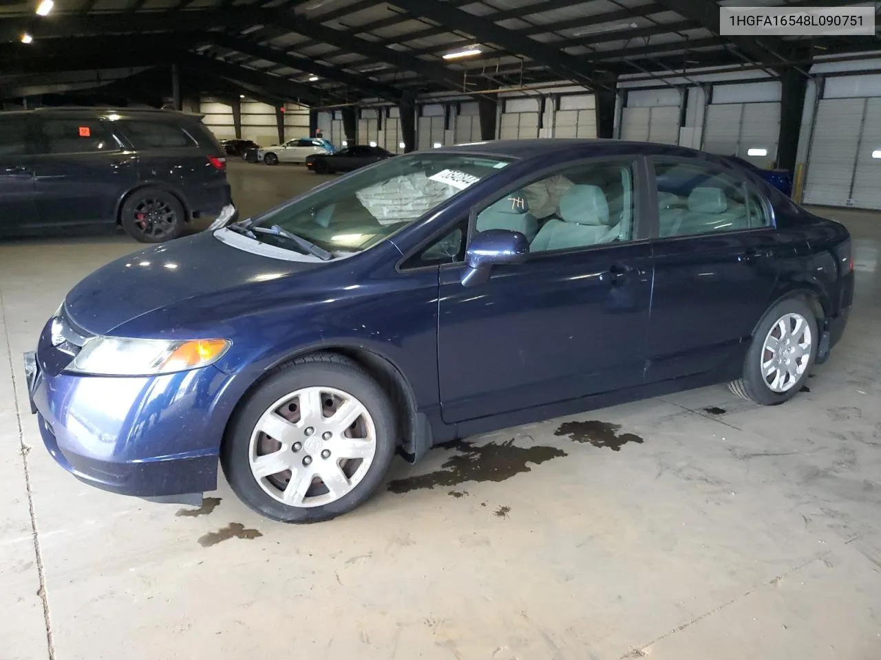 2008 Honda Civic Lx VIN: 1HGFA16548L090751 Lot: 73542844