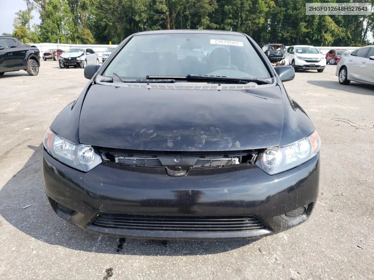 2008 Honda Civic Lx VIN: 2HGFG12648H527643 Lot: 73679584