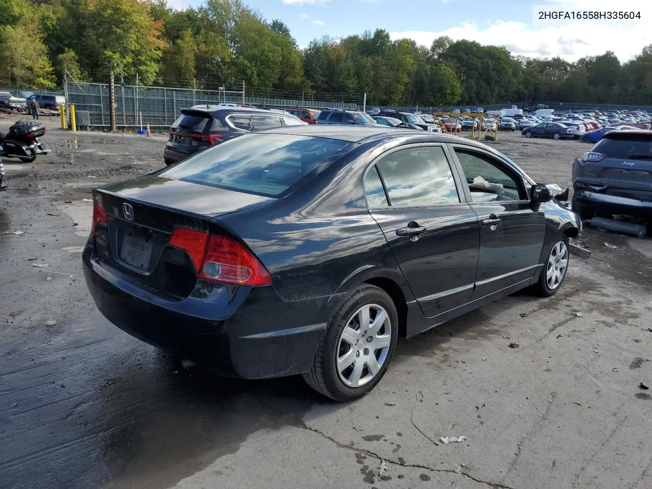 2008 Honda Civic Lx VIN: 2HGFA16558H335604 Lot: 73828504