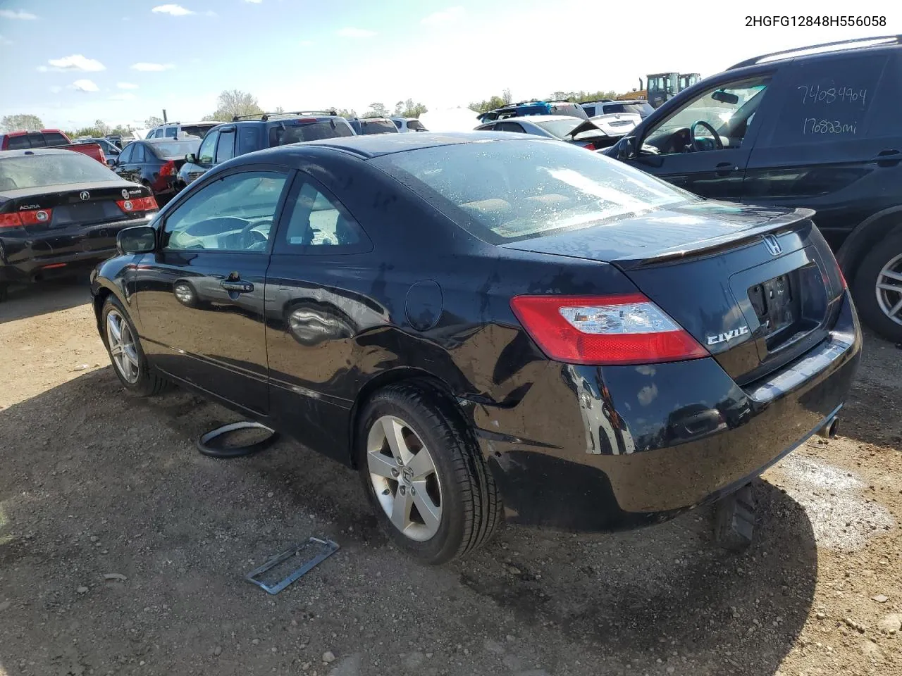 2HGFG12848H556058 2008 Honda Civic Ex