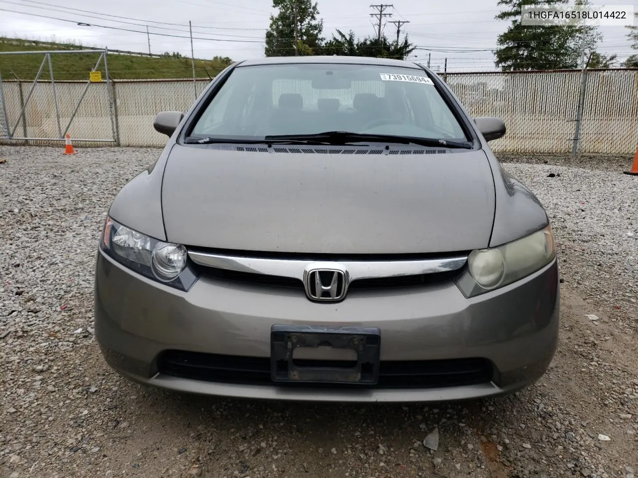 1HGFA16518L014422 2008 Honda Civic Lx