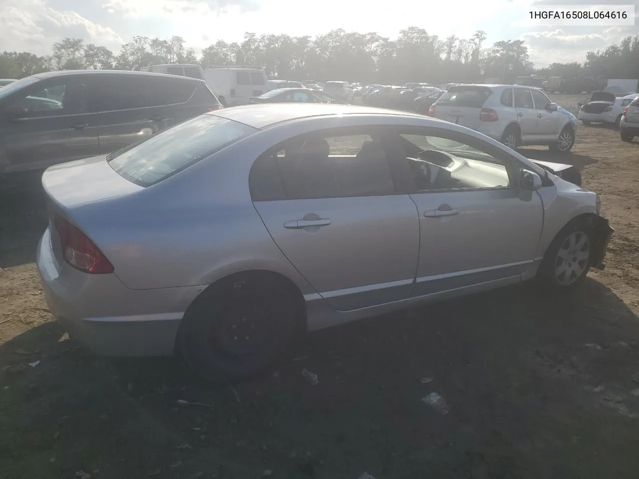 2008 Honda Civic Lx VIN: 1HGFA16508L064616 Lot: 74384814