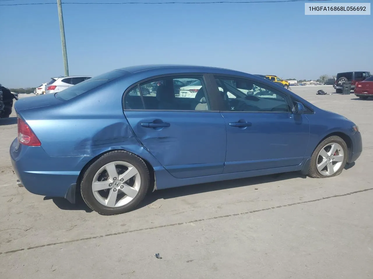 2008 Honda Civic Ex VIN: 1HGFA16868L056692 Lot: 74393854