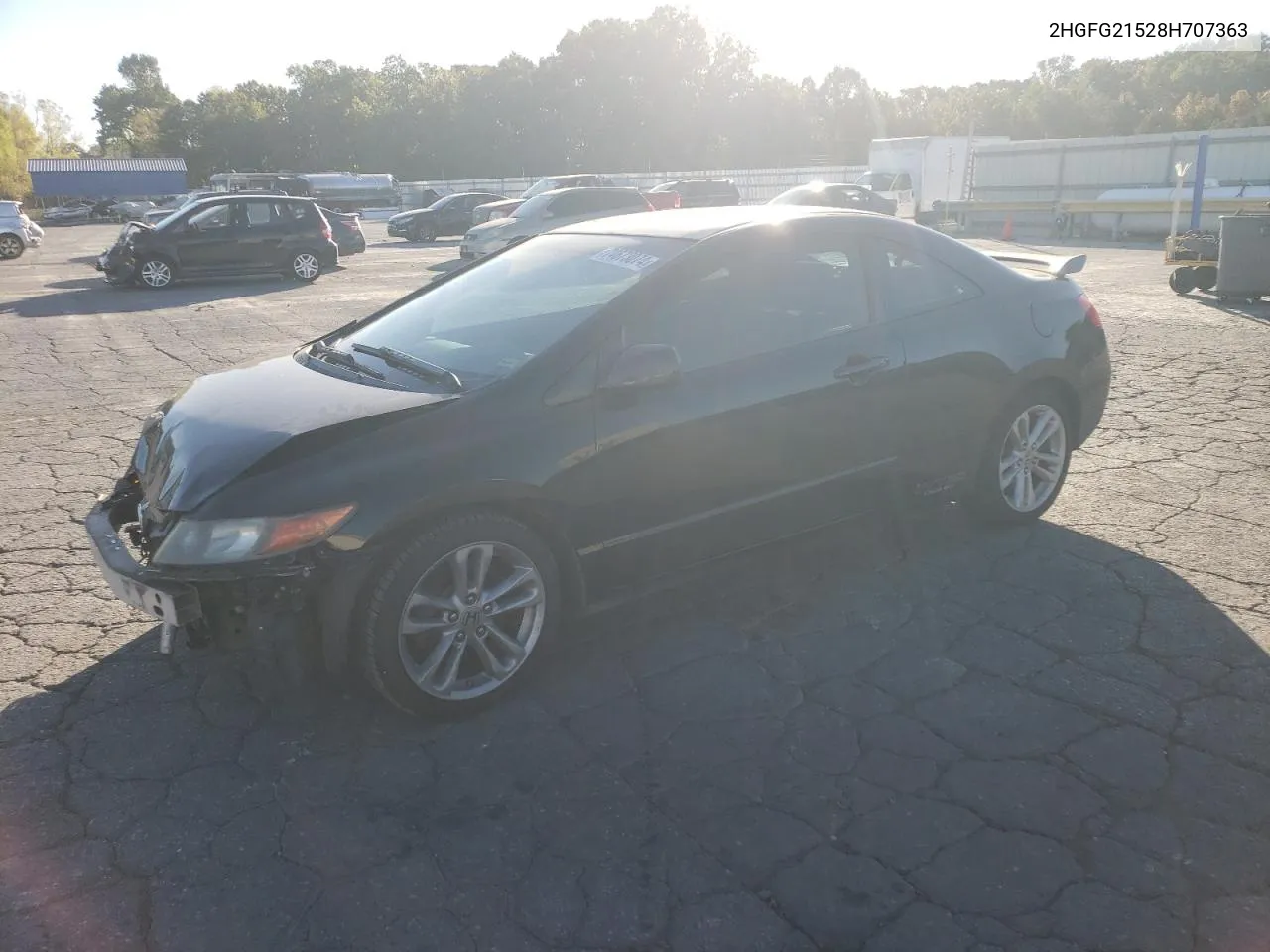 2008 Honda Civic Si VIN: 2HGFG21528H707363 Lot: 74673074