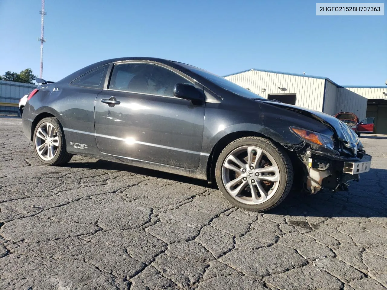 2008 Honda Civic Si VIN: 2HGFG21528H707363 Lot: 74673074