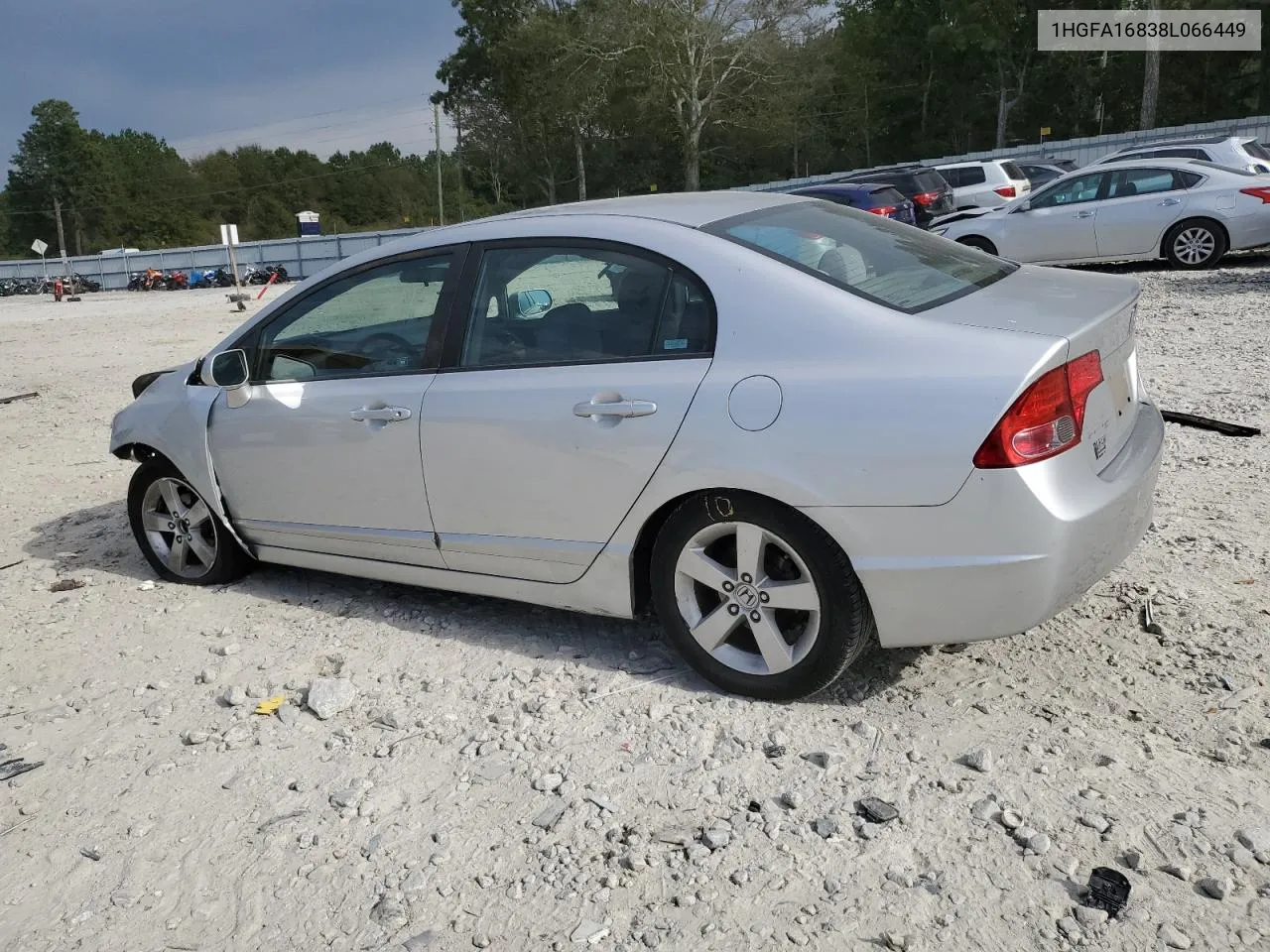 2008 Honda Civic Ex VIN: 1HGFA16838L066449 Lot: 74681524