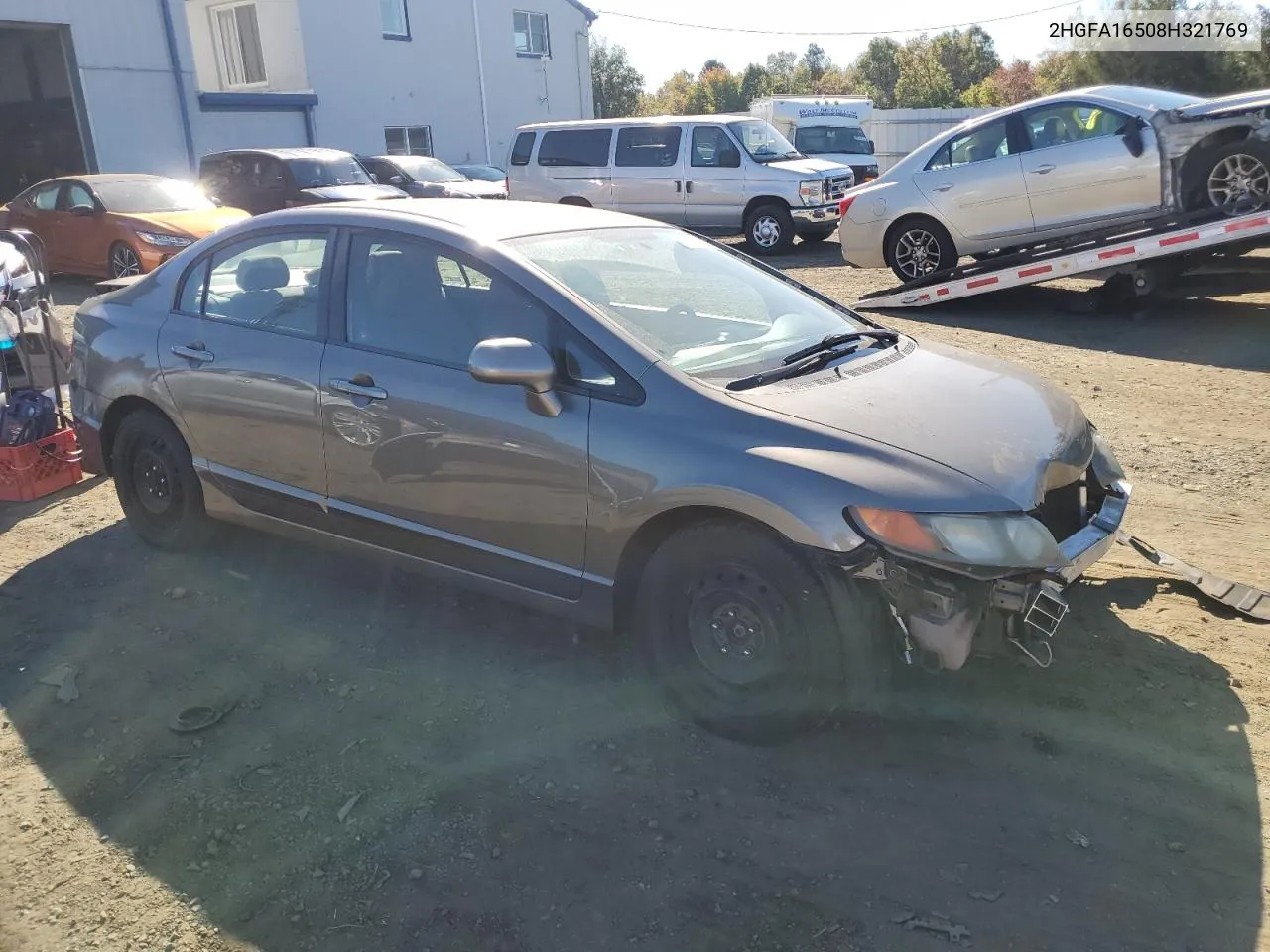 2008 Honda Civic Lx VIN: 2HGFA16508H321769 Lot: 74740354