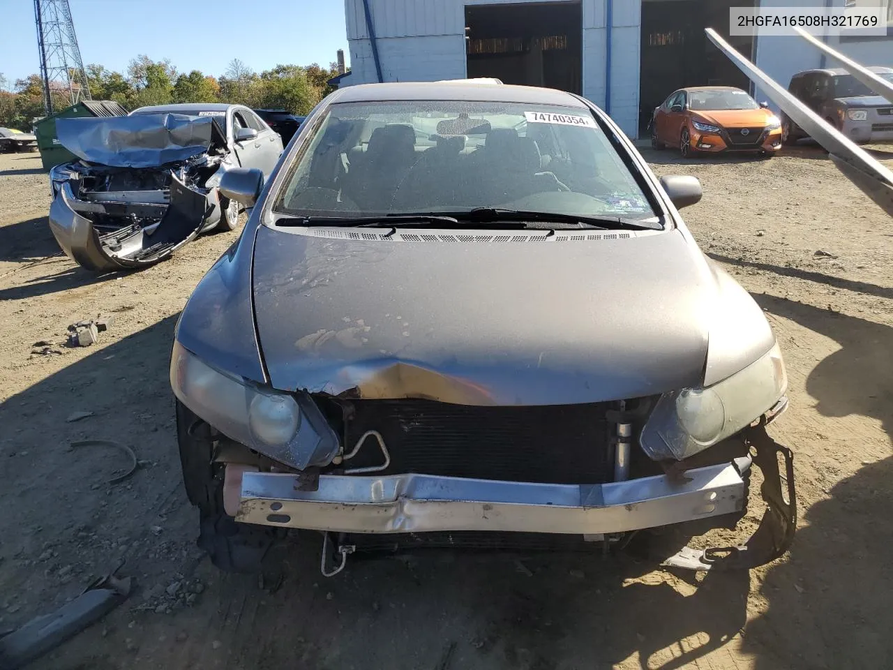 2HGFA16508H321769 2008 Honda Civic Lx