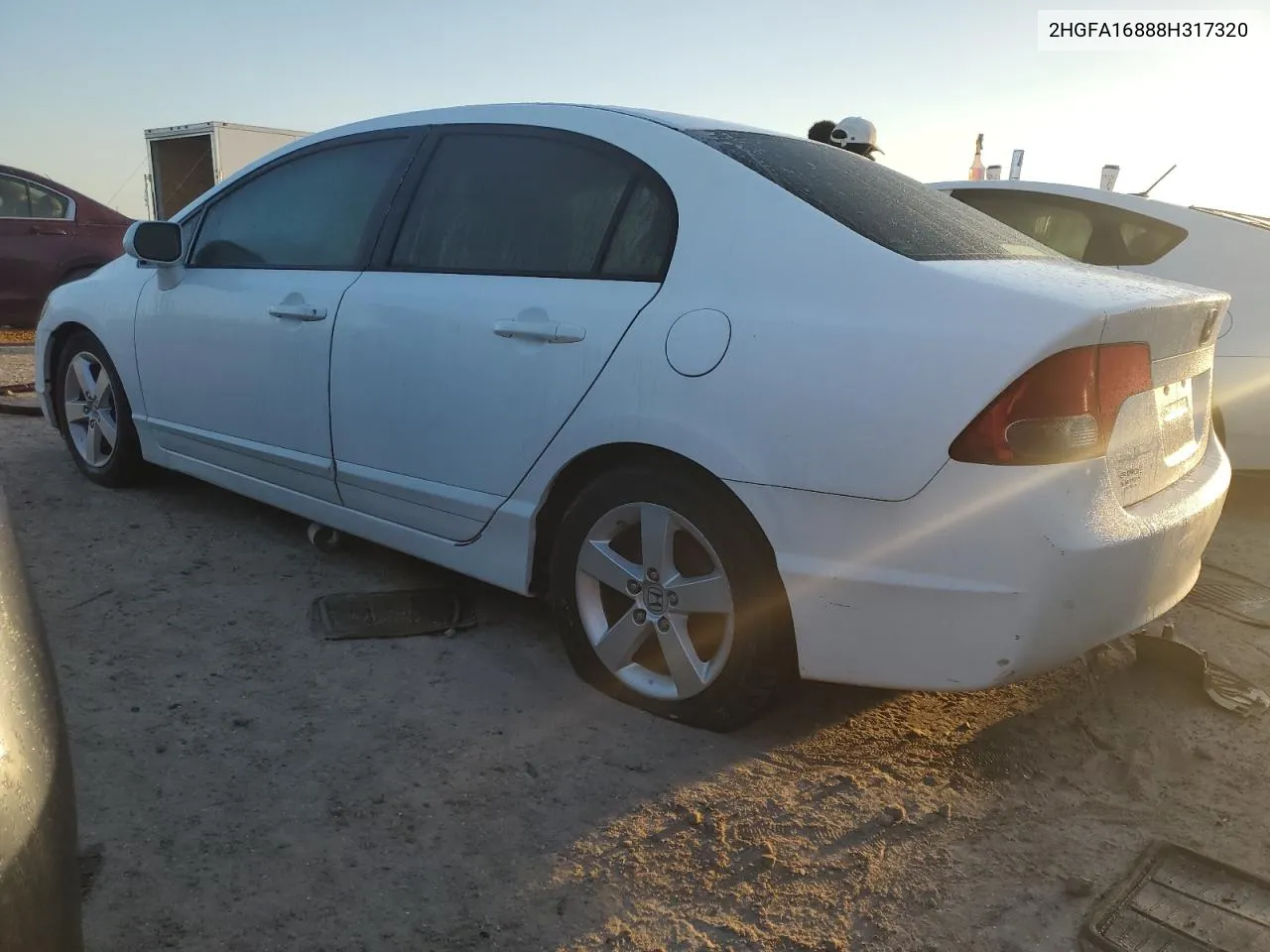 2008 Honda Civic Ex VIN: 2HGFA16888H317320 Lot: 74961434