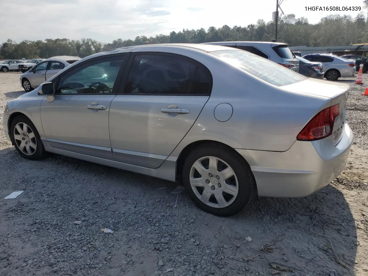 2008 Honda Civic Lx VIN: 1HGFA16508L064339 Lot: 75100994