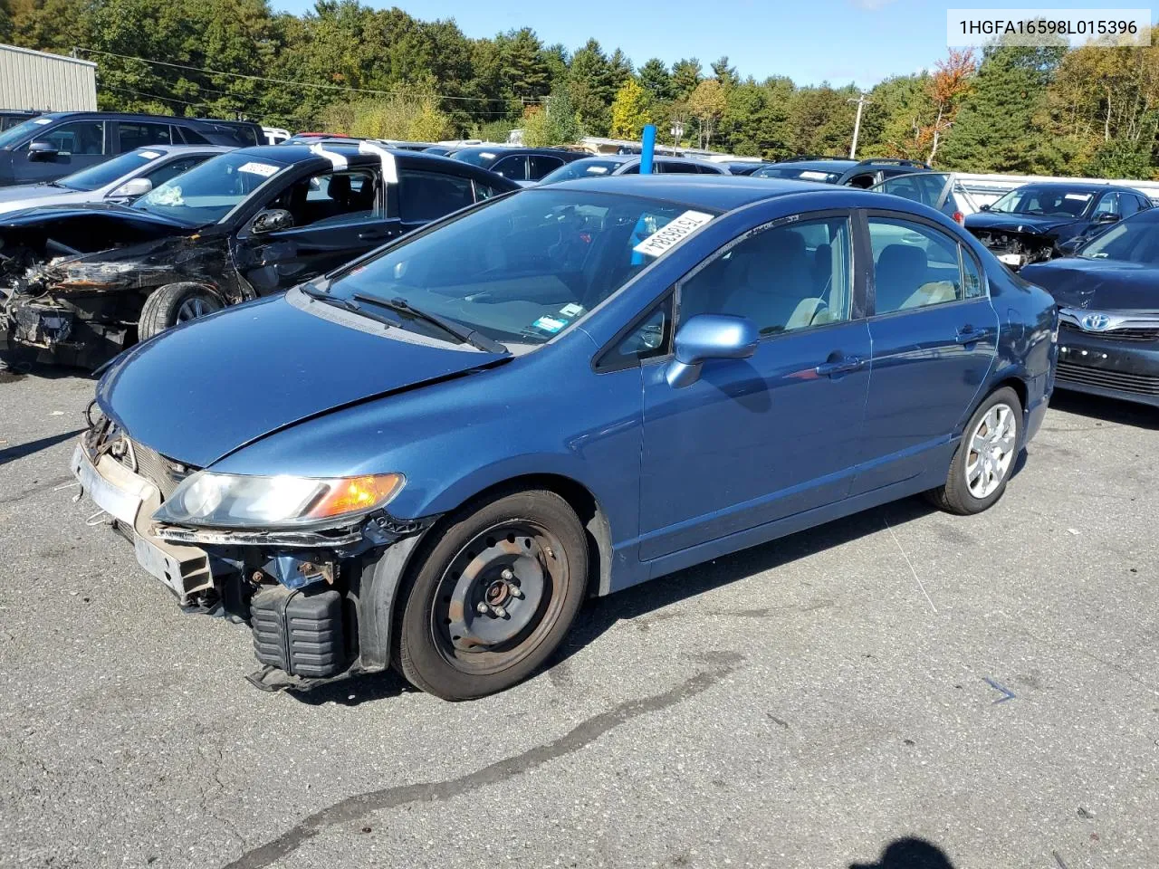 2008 Honda Civic Lx VIN: 1HGFA16598L015396 Lot: 75186384