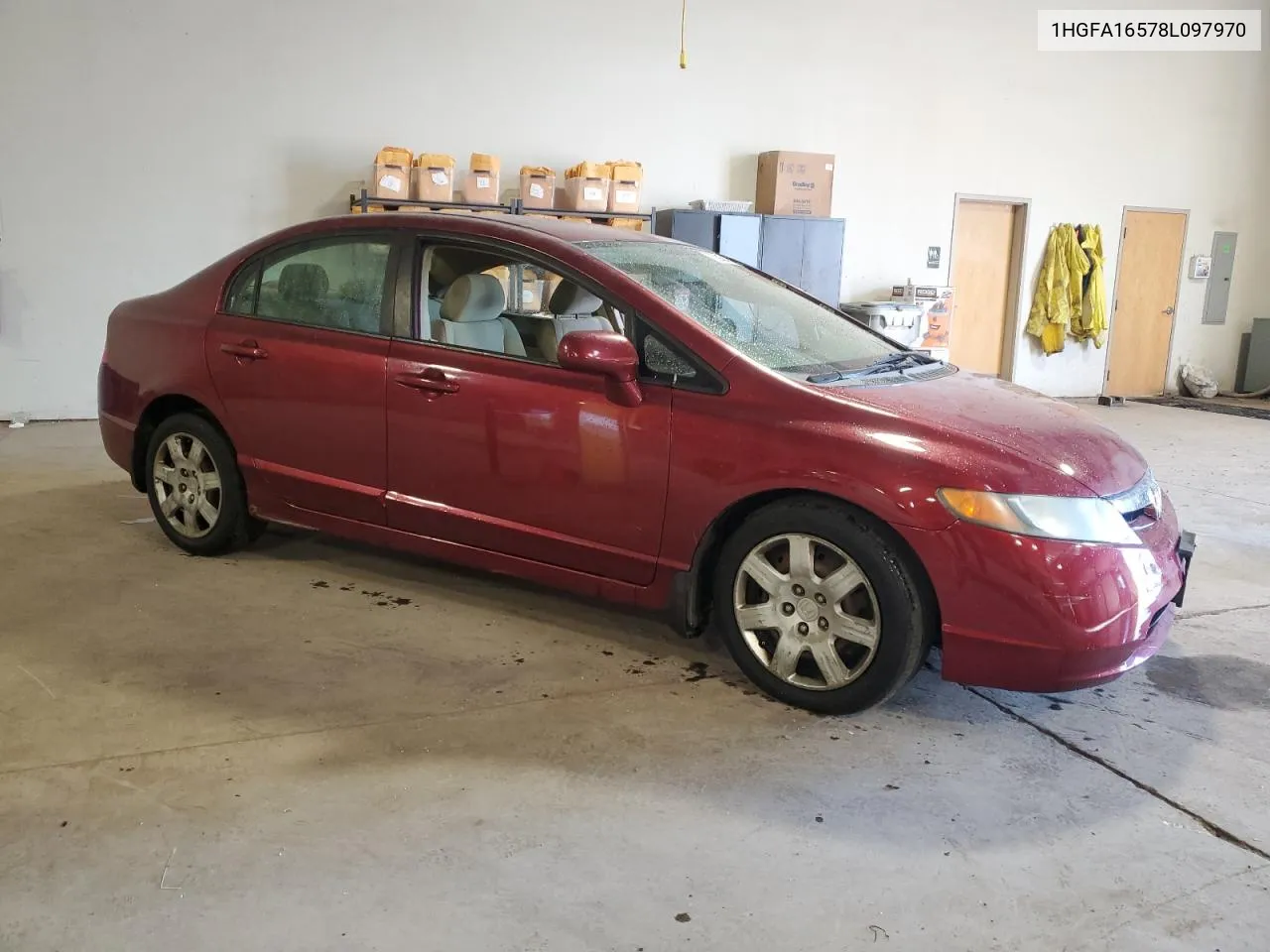 2008 Honda Civic Lx VIN: 1HGFA16578L097970 Lot: 75295694