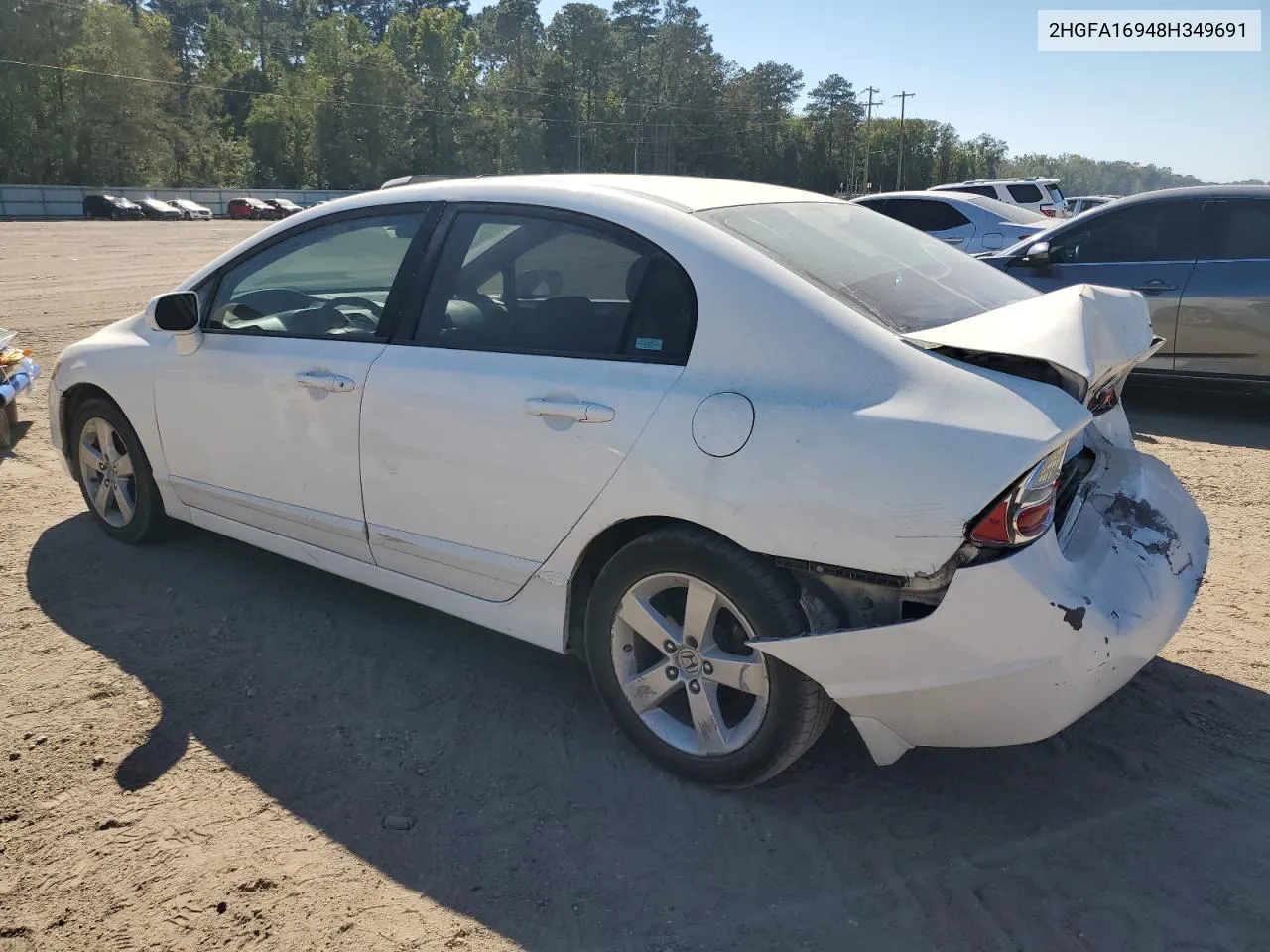 2008 Honda Civic Exl VIN: 2HGFA16948H349691 Lot: 75325314