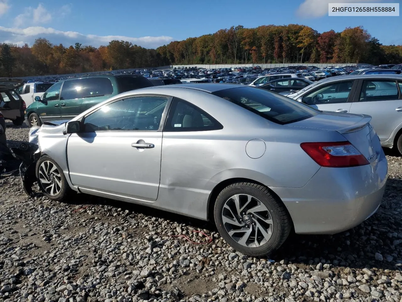 2008 Honda Civic Lx VIN: 2HGFG12658H558884 Lot: 75355284