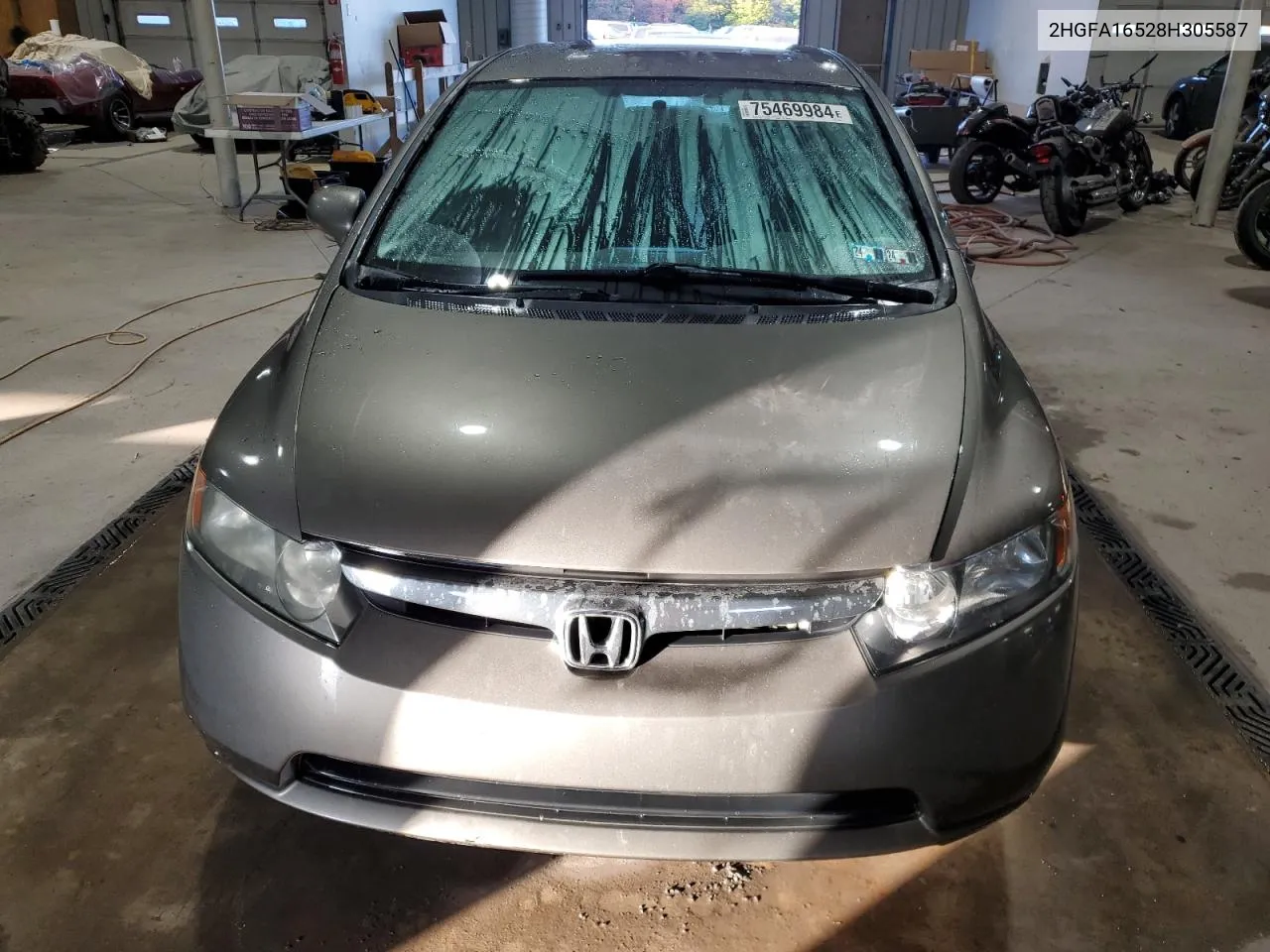 2008 Honda Civic Lx VIN: 2HGFA16528H305587 Lot: 75469984