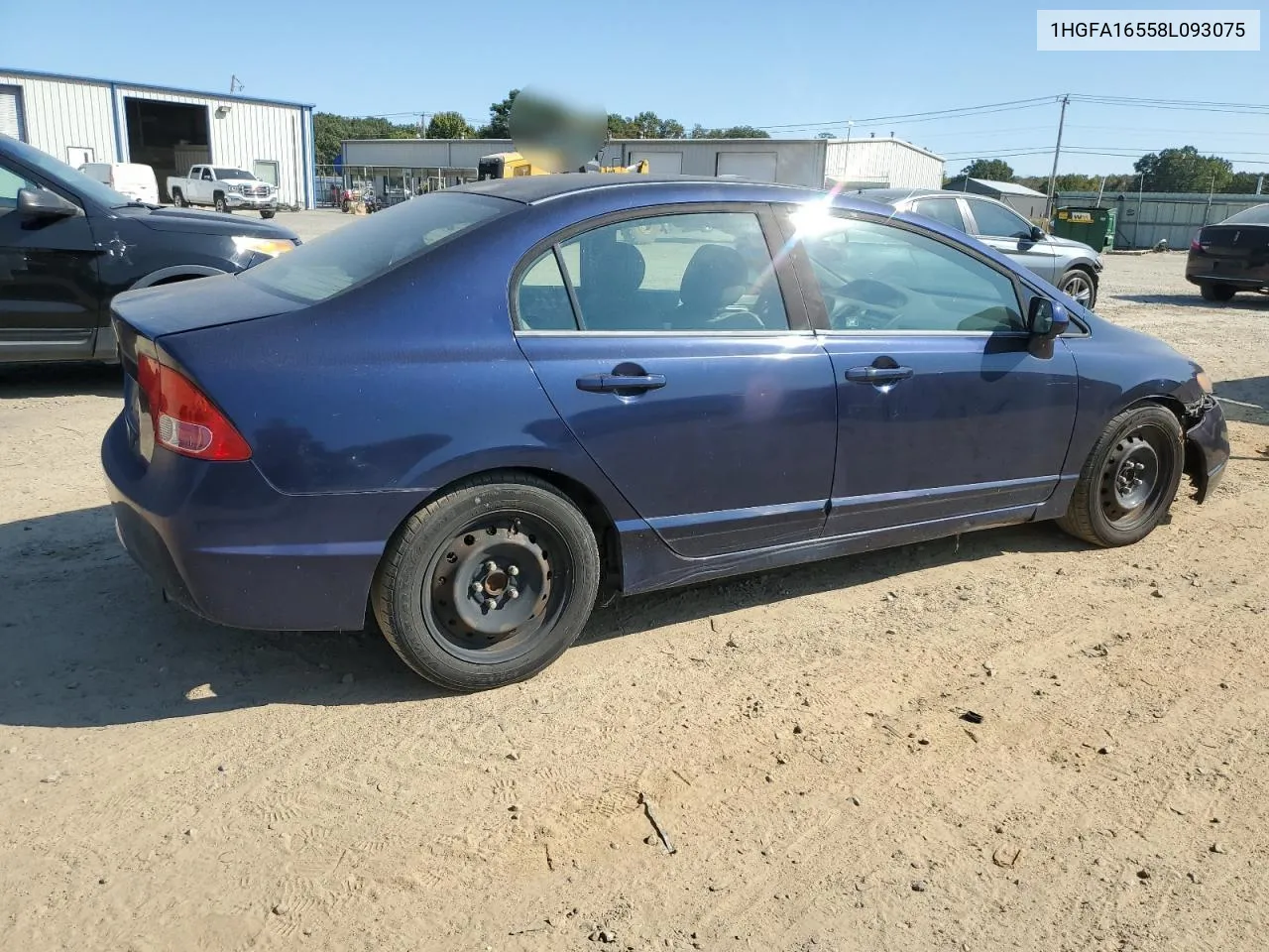 2008 Honda Civic Lx VIN: 1HGFA16558L093075 Lot: 75604704