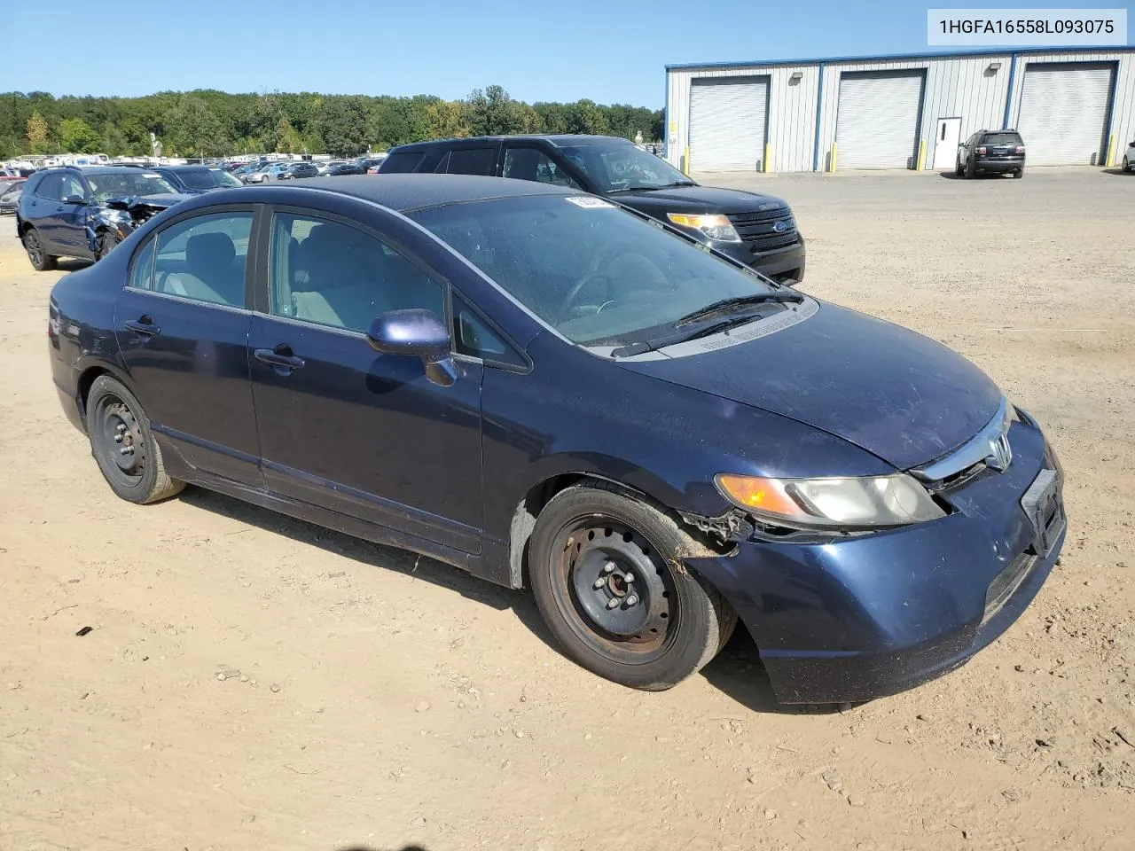 2008 Honda Civic Lx VIN: 1HGFA16558L093075 Lot: 75604704