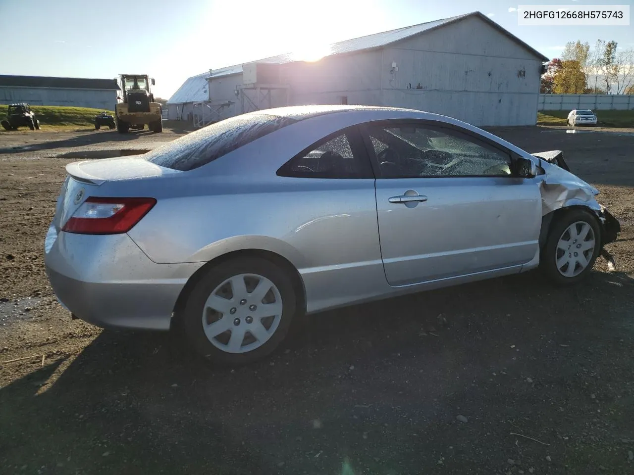 2008 Honda Civic Lx VIN: 2HGFG12668H575743 Lot: 75678714