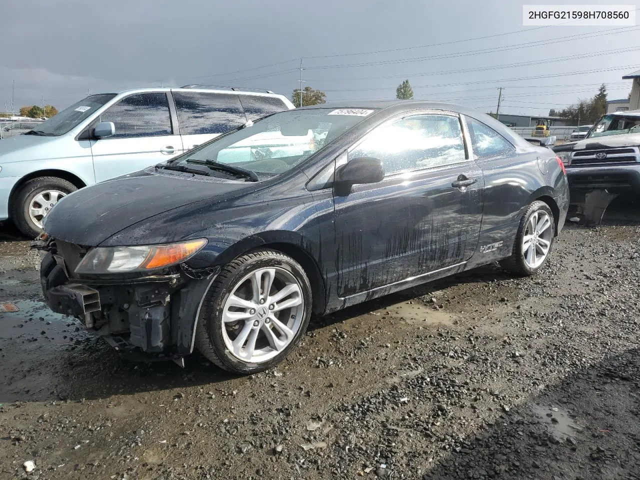 2HGFG21598H708560 2008 Honda Civic Si