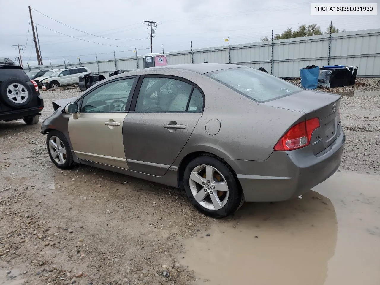 2008 Honda Civic Ex VIN: 1HGFA16838L031930 Lot: 75873844