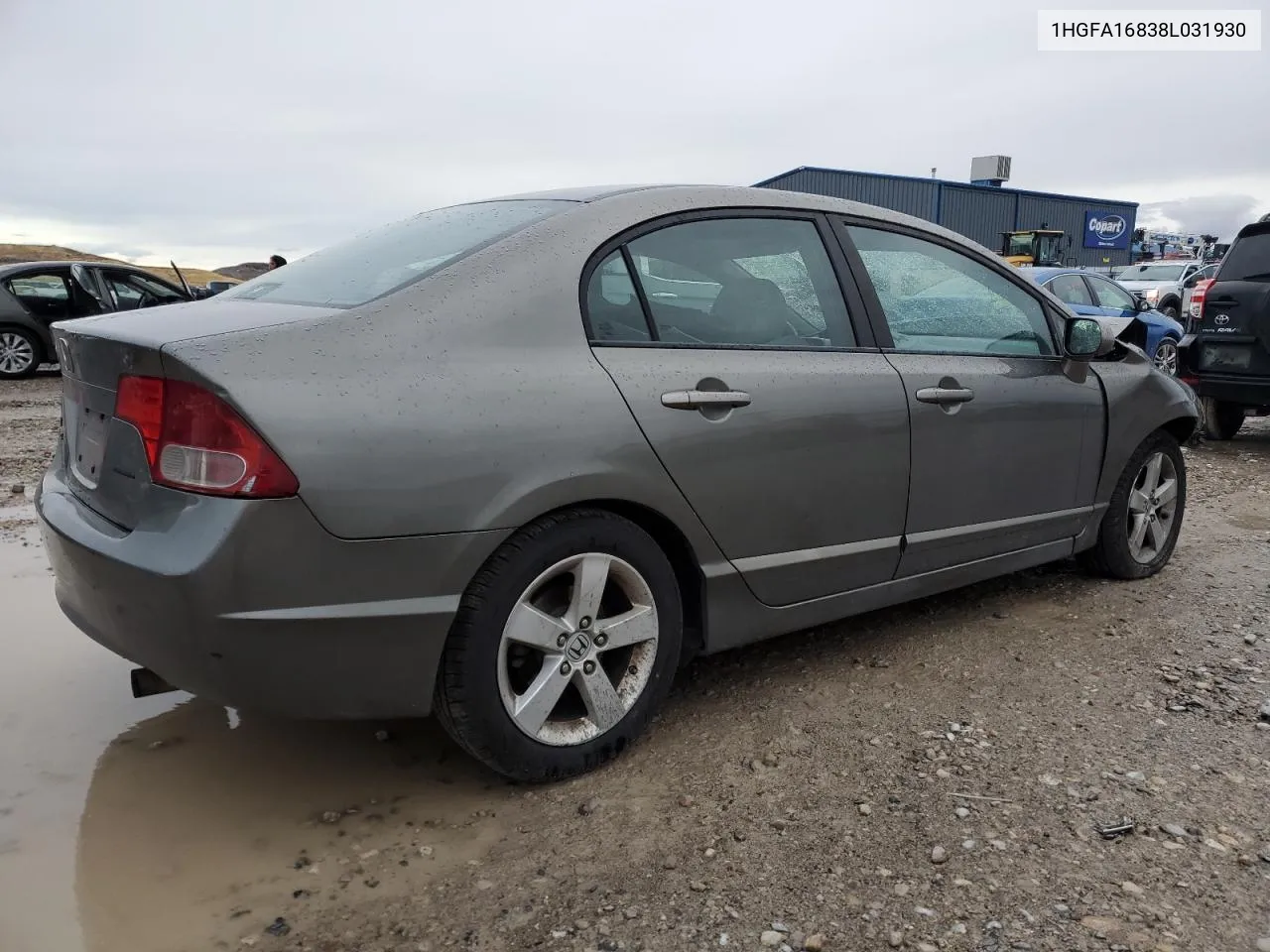 2008 Honda Civic Ex VIN: 1HGFA16838L031930 Lot: 75873844