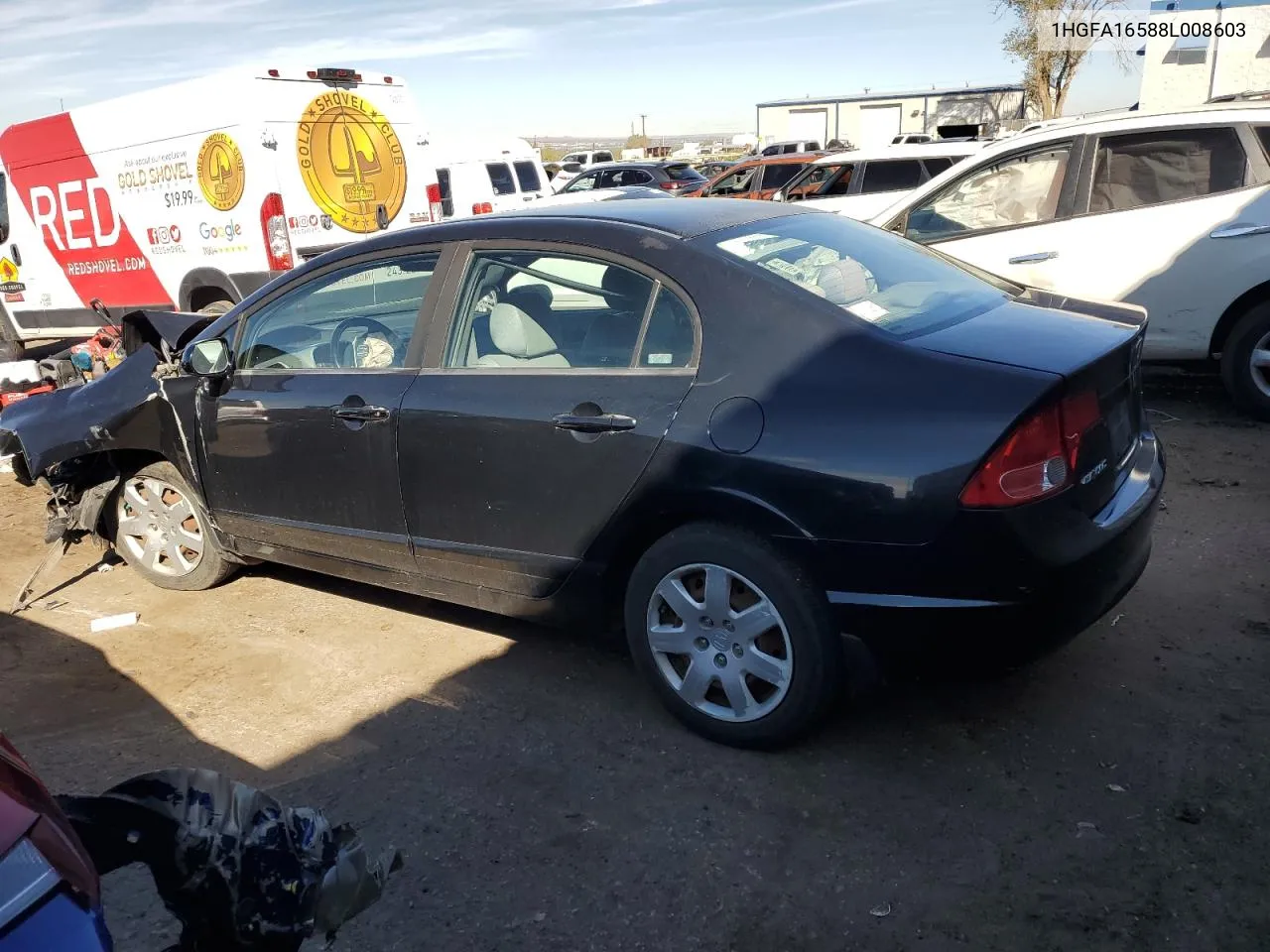 1HGFA16588L008603 2008 Honda Civic Lx