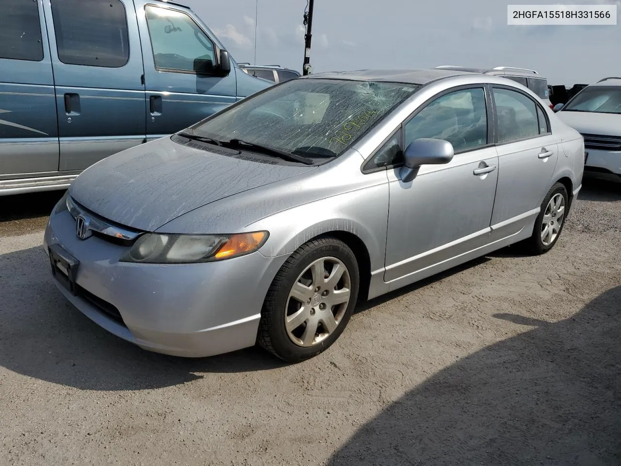 2HGFA15518H331566 2008 Honda Civic Lx