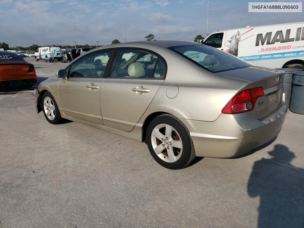 2008 Honda Civic Ex VIN: 1HGFA16888L090603 Lot: 76365864