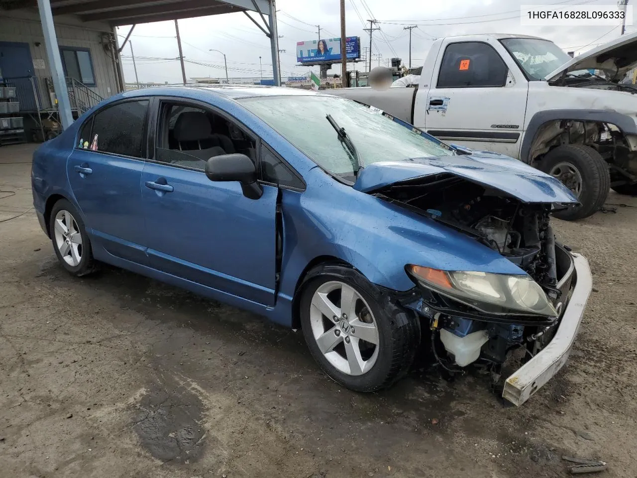 1HGFA16828L096333 2008 Honda Civic Ex